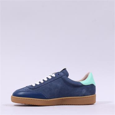 Wonders Nubia Gumsole Laced Trainer - Navy Teal